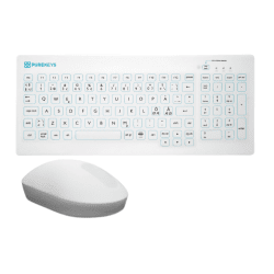 Upptäck det senaste inom hygieniska tangentbord med Purekeys nya modell! Ett kortare och mer kompakt tangentbord än den konventi